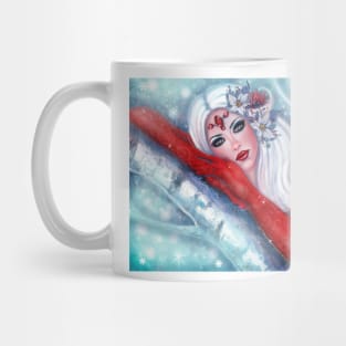 Christmas wisher angel by Renee Lavoie Mug